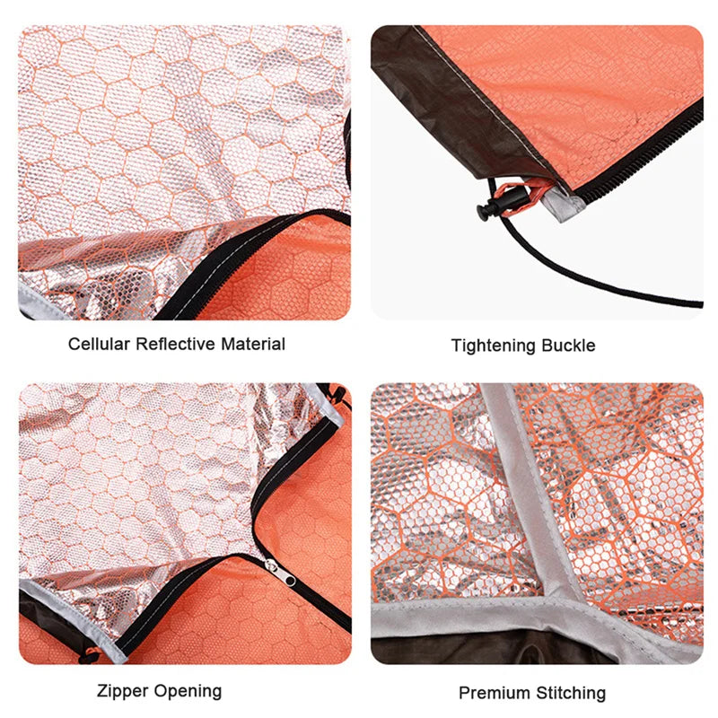 Sleeping Bag Waterproof Lightweight Thermal Emergency Sleeping Bags Survival Blanket Bags Camping Hiking Outdoor Activities