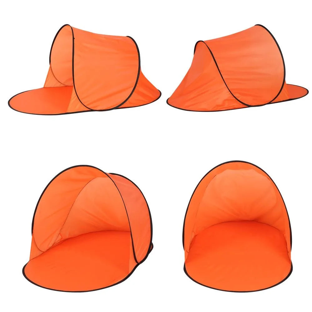 Outdoor Portable Automatically Pop Up Beach Tent Shade Sun Shelter UV Protection Camping Tent Useful Tent for Fishing Picnic