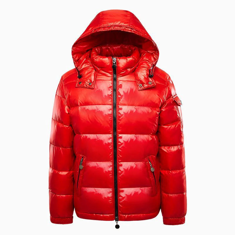 Winter Men's Mountain Ski Warm Parkas Coats Fashion Men Cotton Down Padded Jackets Men Hiking Thermal Windbreaker Hooded Coats
