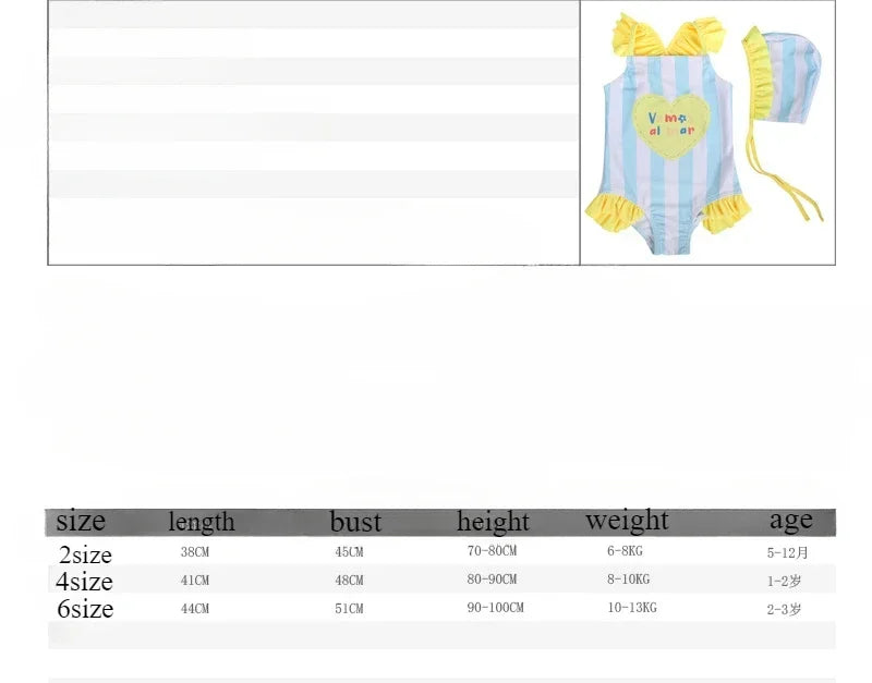 Beach Camp NEW Baby Swimsuits Cute Bathing Suit Toddlers Beachwear Jumpsuits Beachwear Bikinis for Kids One-piece Swimsuit