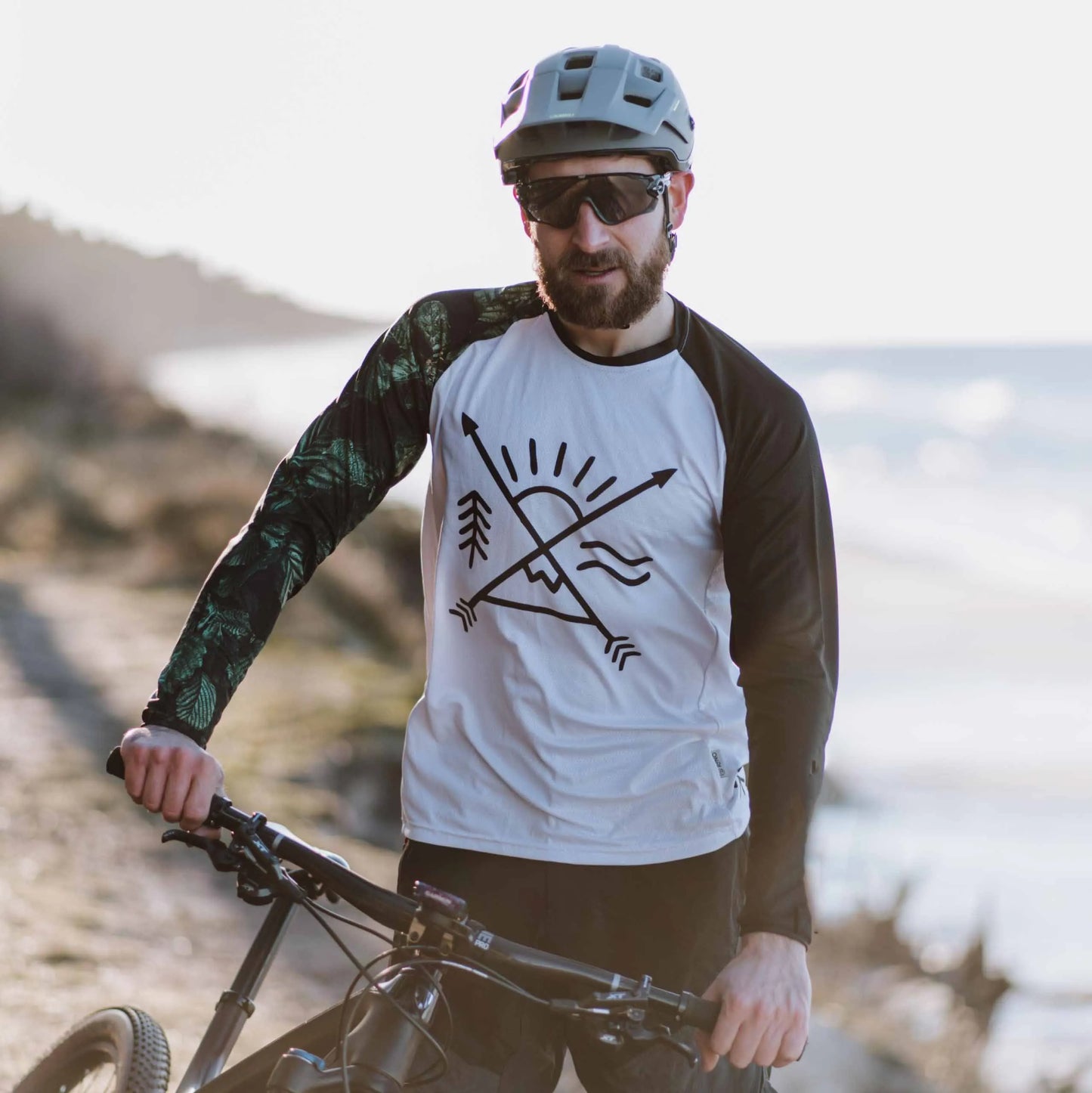 Beach Camp Cycling jerseys 2023  motocross Jersey downhill jersey MX cycling mtb enduro quick drying Sportswear bike shirt