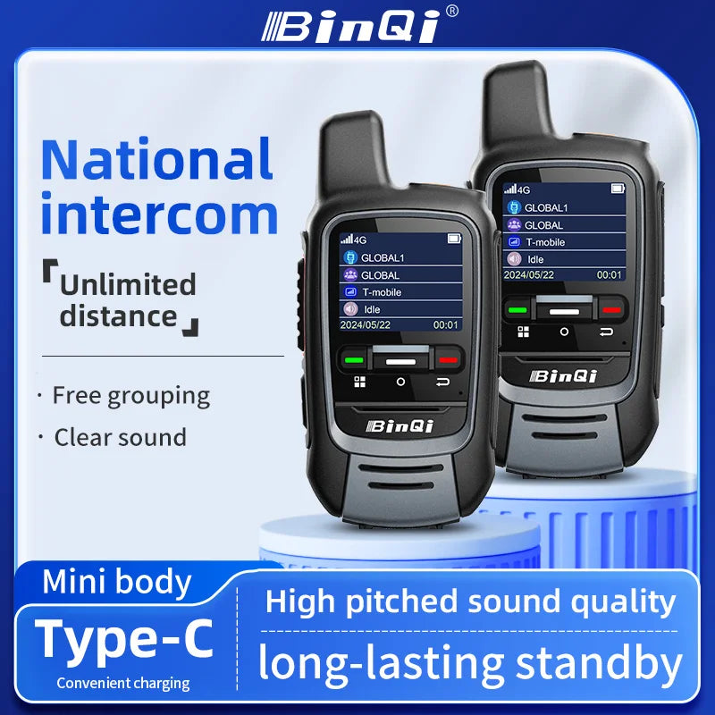 Beach Camp Mini walkie talkie is compact, convenient, long-distance, global conversation, and ultra long standby