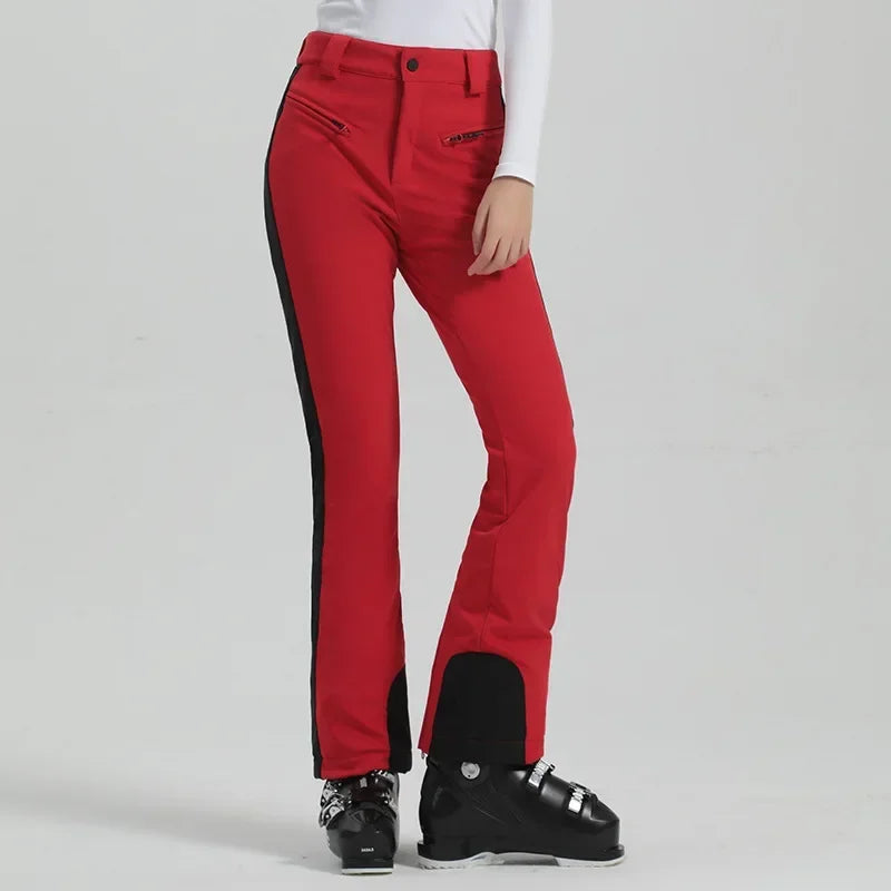 Beach Camp Female Slim Skiing Pants