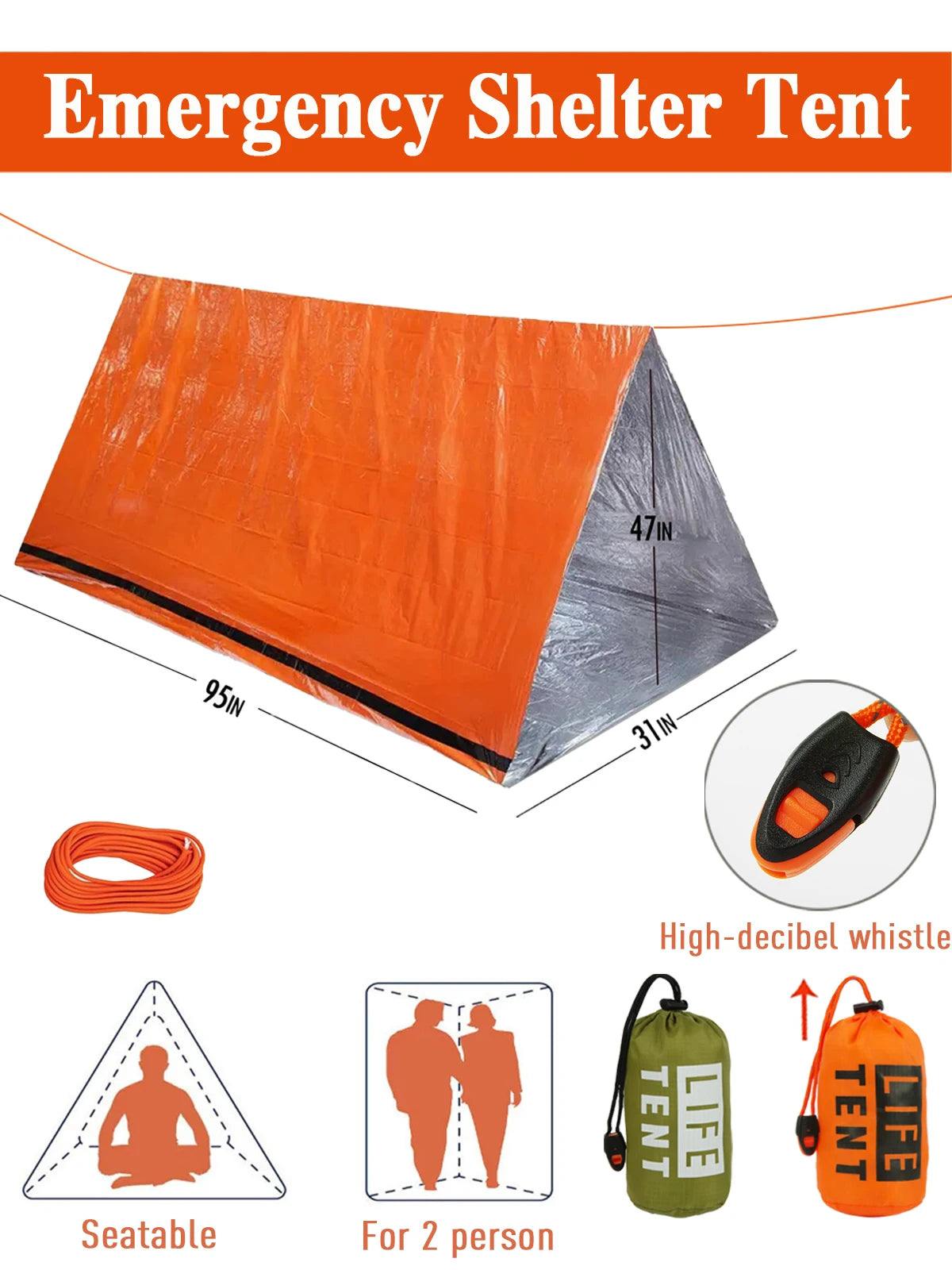 Beach Camp 2 People Prefabricated Houses Set Tent's Prevention Disaster-relief Supplies Camping Tents Waterproof Baraca Washroom Tent