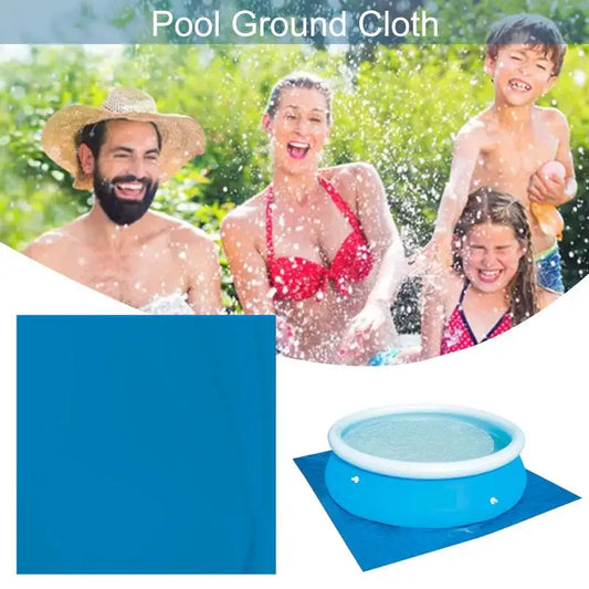 Beach Camp Swimming Pool Mat Round Waterproof Durable Preservation Thermal Dustproof Polyethylene Pool Cloth for Inflatable Pool Garden Gym