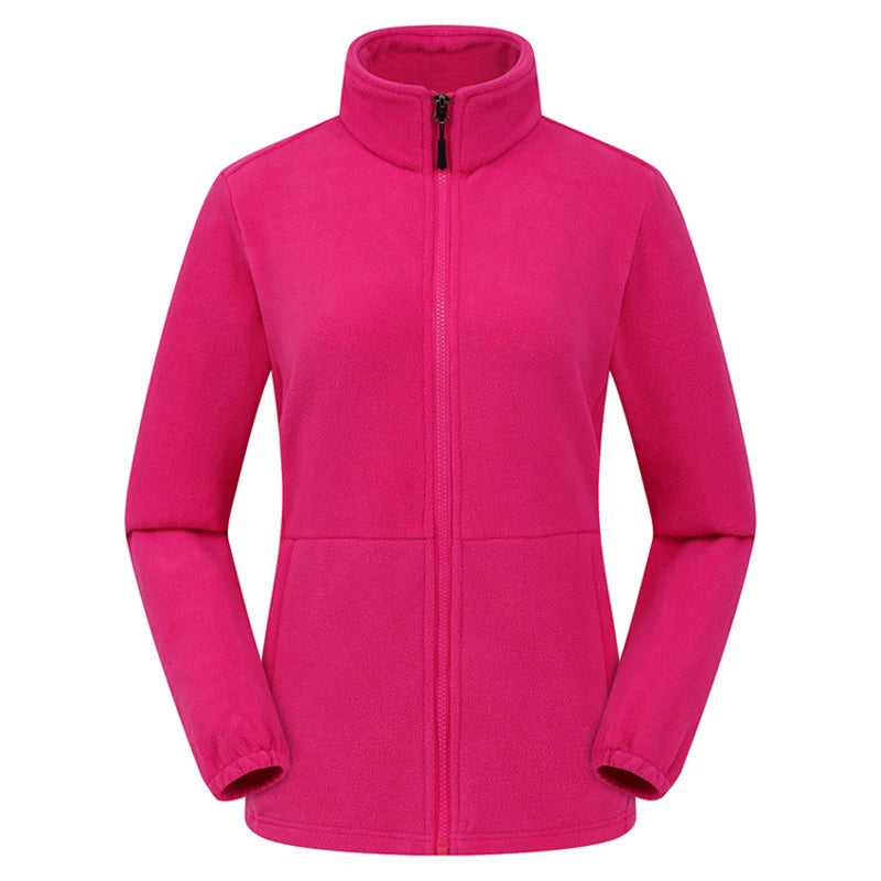 Beach Camp Women's Winter Coat with Full Zipper, Warm, Soft, Lightweight, Suitable for Camping, Running, Cycling, Outdoor Travel,