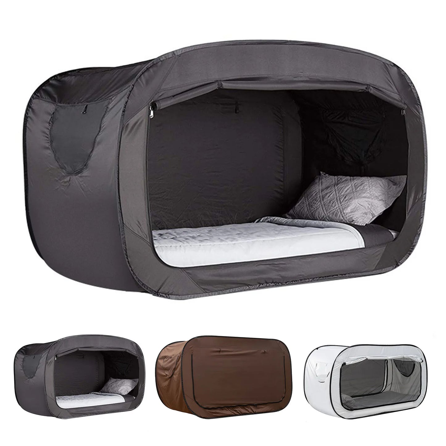 Beach Camp Outdoor Tent, Portable Bed Tent - Ideal for Camping and Dorms with a Foldable Design and Premium Polyester