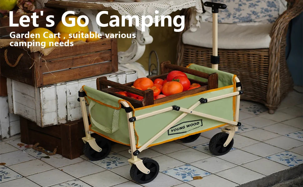 Beach Camp Camping carts are exquisite compact practical sturdy and have a strong load-bearing frame They are designed to be folded