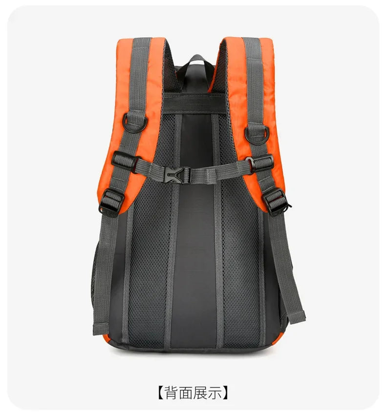 Lightweight Outdoor Hiking Bag Waterproof Hiking Backpack Large Capacity Travel Bag Hiking Cycling Backpack For Men And Women