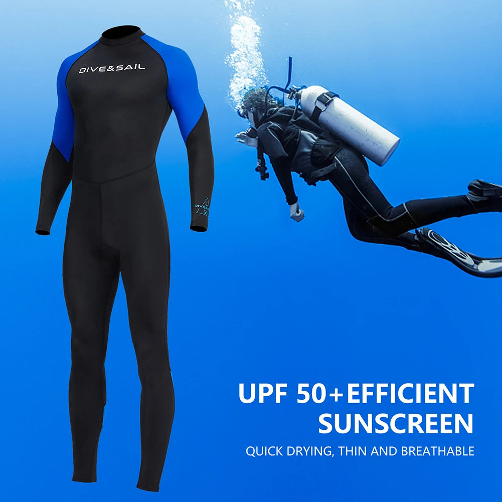 Beach Camp Wetsuit for Men Diving Clothes Sunscreen Snorkeling Surfing Swimsuit Warm Wetsuits Swimming Swimwear Full Suit