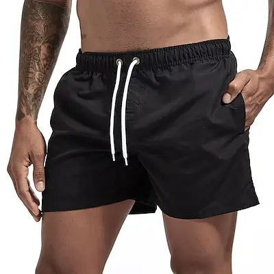 Beach Camp Men's Swim Shorts Swim Trunks Quick Dry Board Shorts Bathing Suit Breathable Drawstring With Pockets for Surfing Beach Summer