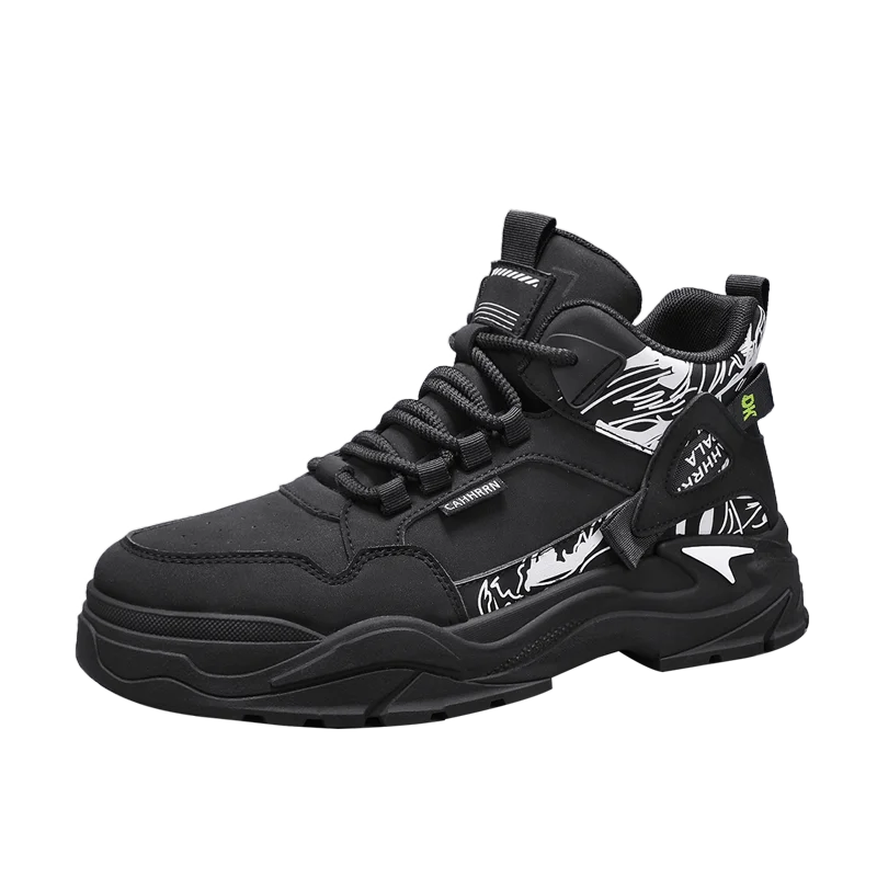 New Outdoor Boots Men's High Top British Style Cargo Short Boot Help Men's Outdoor Leisure Mountaineering Boots