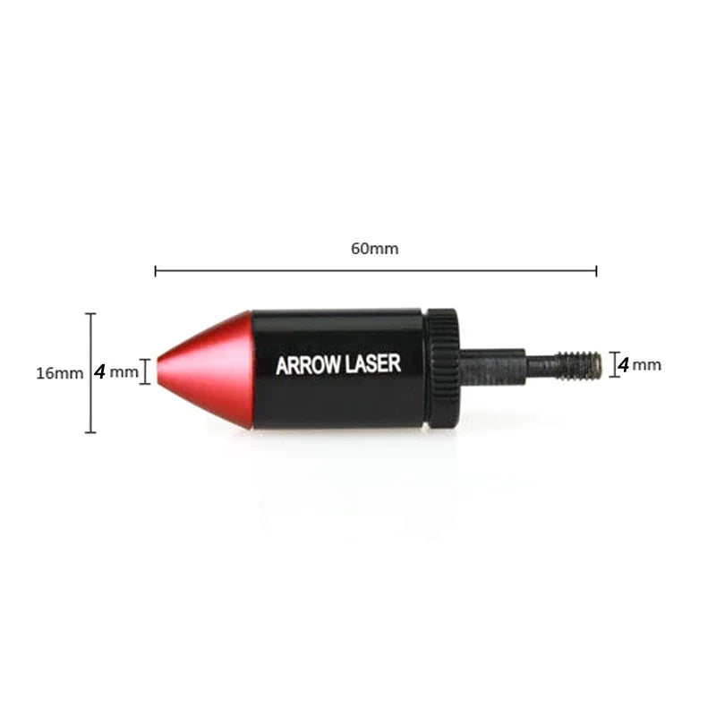 Arrow Style Laser Target Shooting Hunting Crossbow Archery Laser Bore Sight Collimator Red Dot Laser Sight Bow Arrow BoreSighter