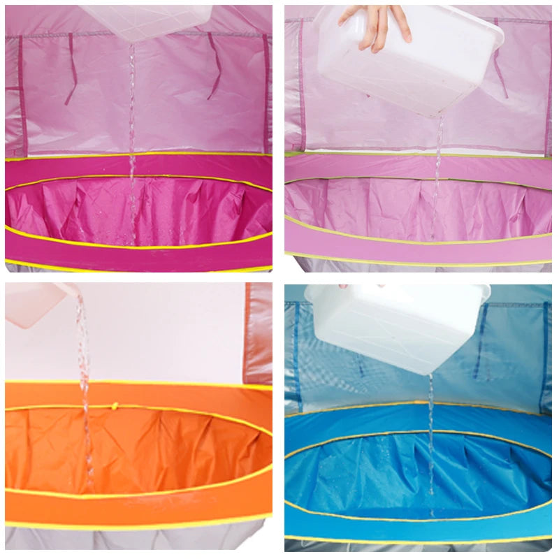 Baby Beach Tent Portable Shade Pool UV Protection Sun Shelter For Infant Outdoor Toys Child Swimming Pool Play House Tent Toys