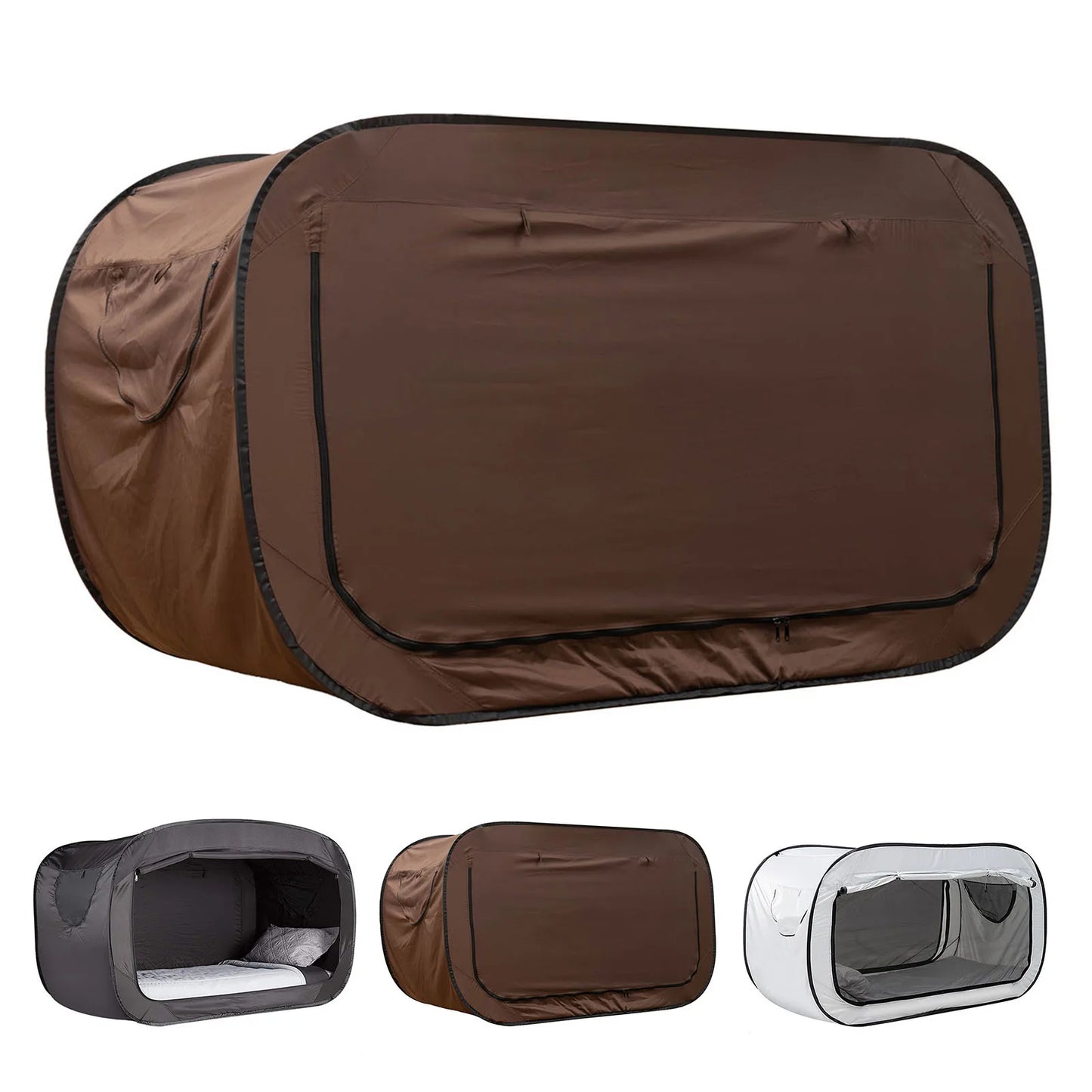 Beach Camp Outdoor Tent, Portable Bed Tent - Ideal for Camping and Dorms with a Foldable Design and Premium Polyester