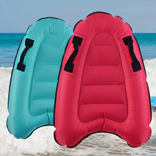 Beach Camp Outdoor Inflatable Surfboard Portable Paddle Board for Adults and Children Learning Swim Safe and Lightweight kick board surfing