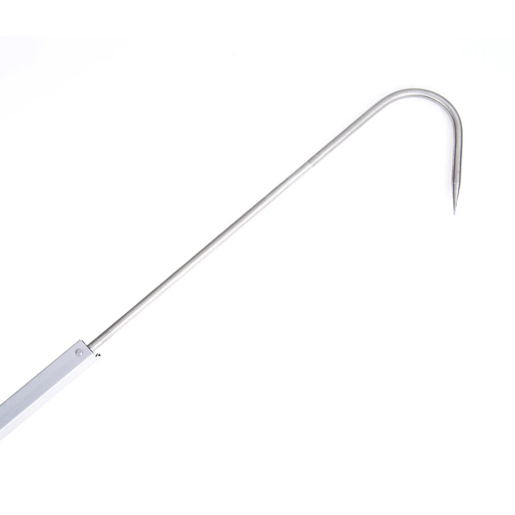 Telescopic Sea Fishing Gaff Stainless Aluminum Alloy Spear Hook Tackle