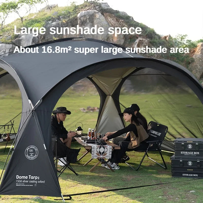 Beach Camp 8-10 person Camping Dome Tents Outdoor Dome Tarp or Accessor Garden Big Canopy Beach Awning Waterproof Tent Picnic Pergola Tent
