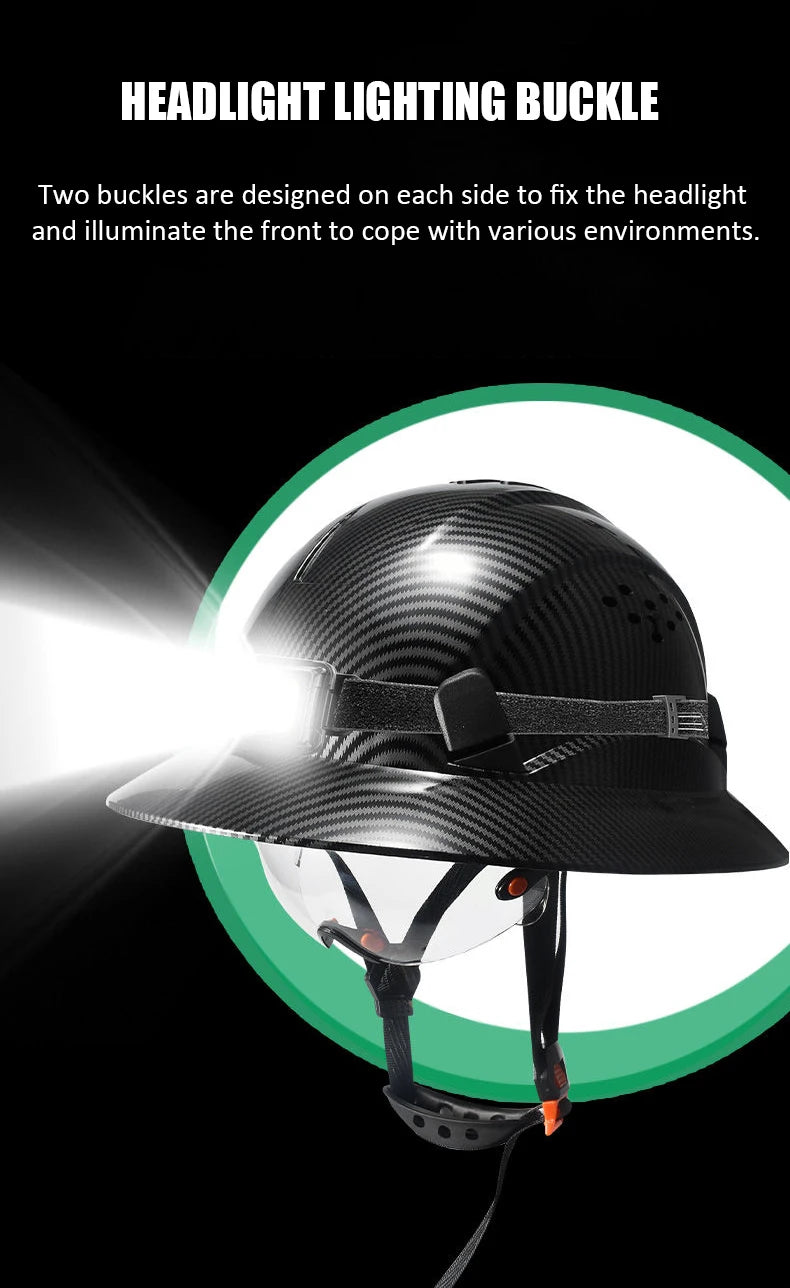 Beach Camp Cycling Helmet Construction Safety Helmet Breathable Worker Engineer Hard Hat High-altitude Operation Security Head Protection