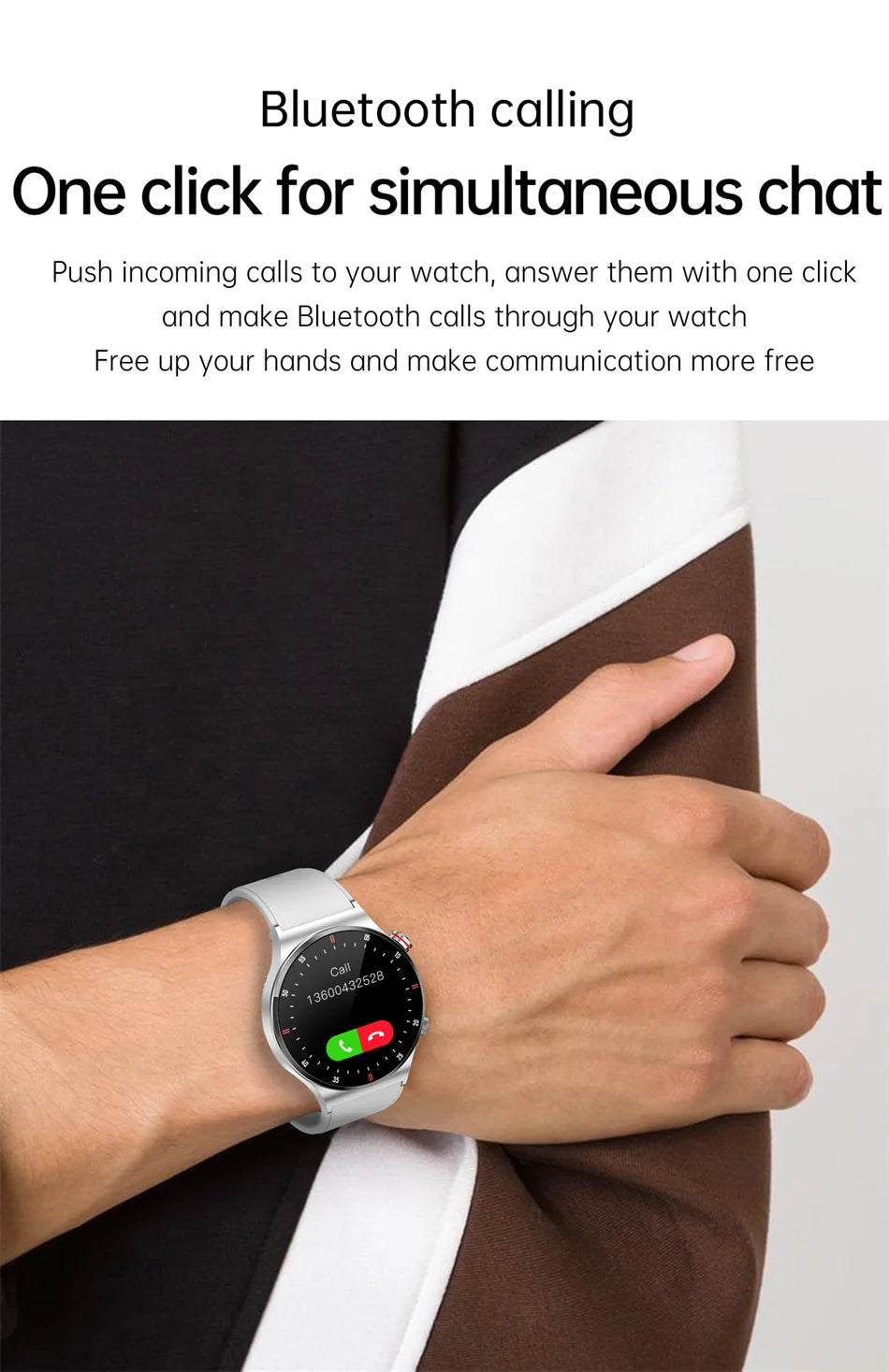 Beach Camp 2025 NFC Bluetooth Call Smart Watch Men Full Screen GPS Sports Bracelet Waterproof ECG Health Monitor SmartWatch for IOS Android