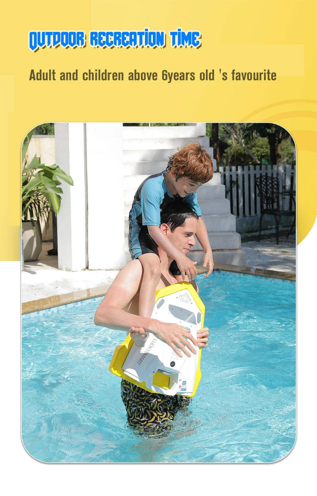Beach Camp Water Electric Floating Board Children's Surfboard Propeller Adult Beginner Swimming Equipment Electric Swimming Floating Board