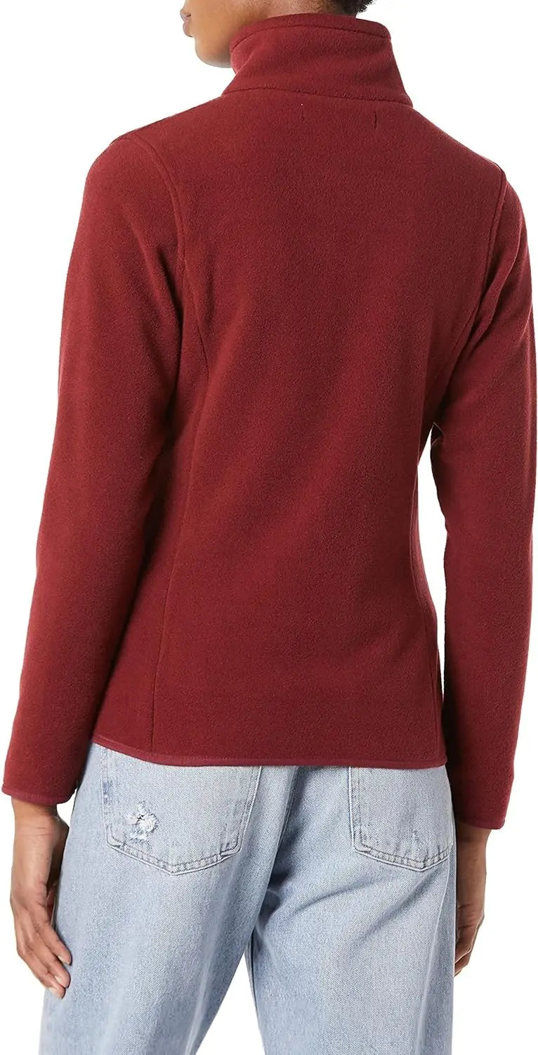 Beach Camp Women's Winter Coat with Full Zipper, Warm, Soft, Lightweight, Suitable for Camping, Running, Cycling, Outdoor Travel,