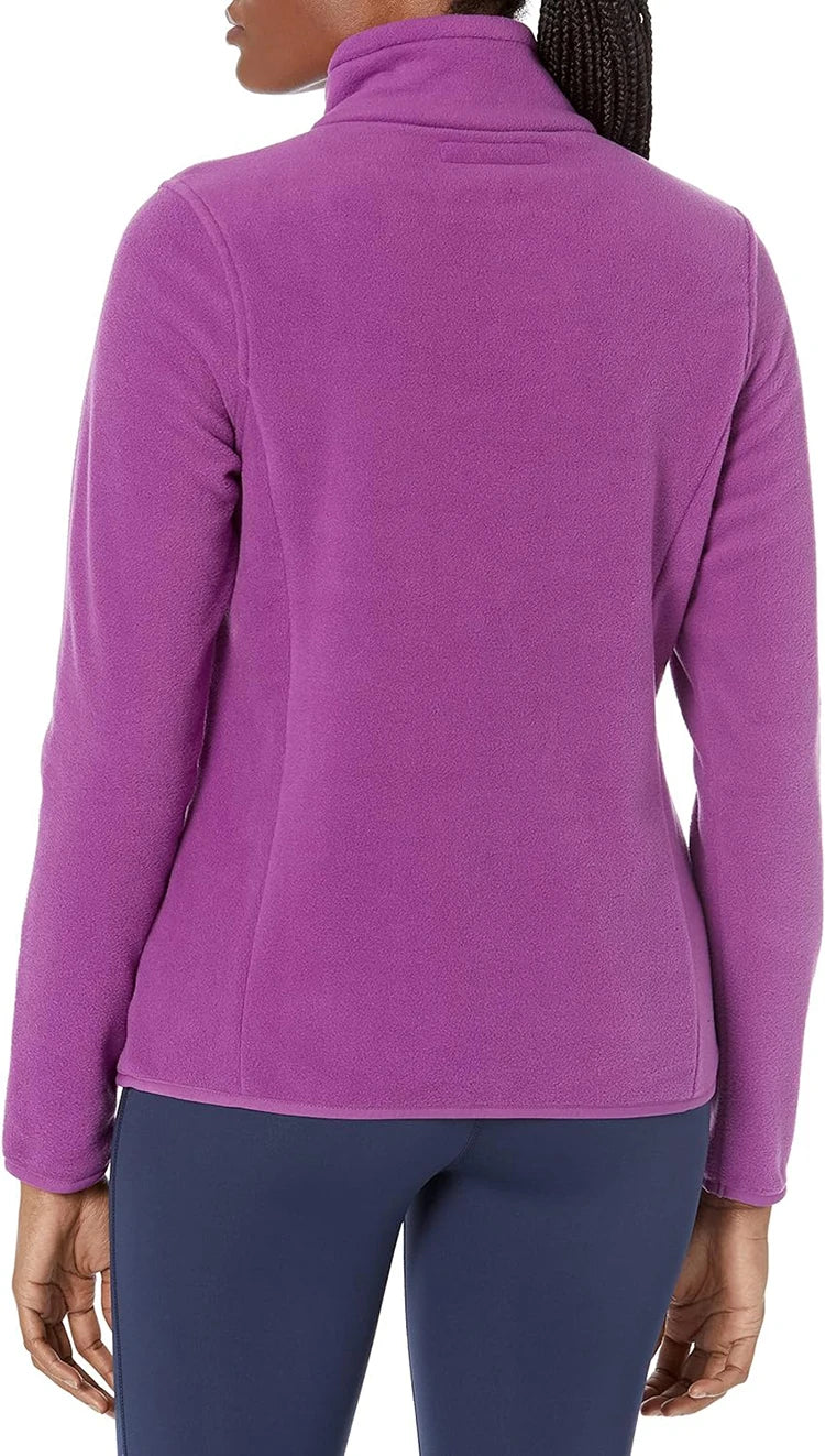 Beach Camp Women's Winter Coat with Full Zipper, Warm, Soft, Lightweight, Suitable for Camping, Running, Cycling, Outdoor Travel,