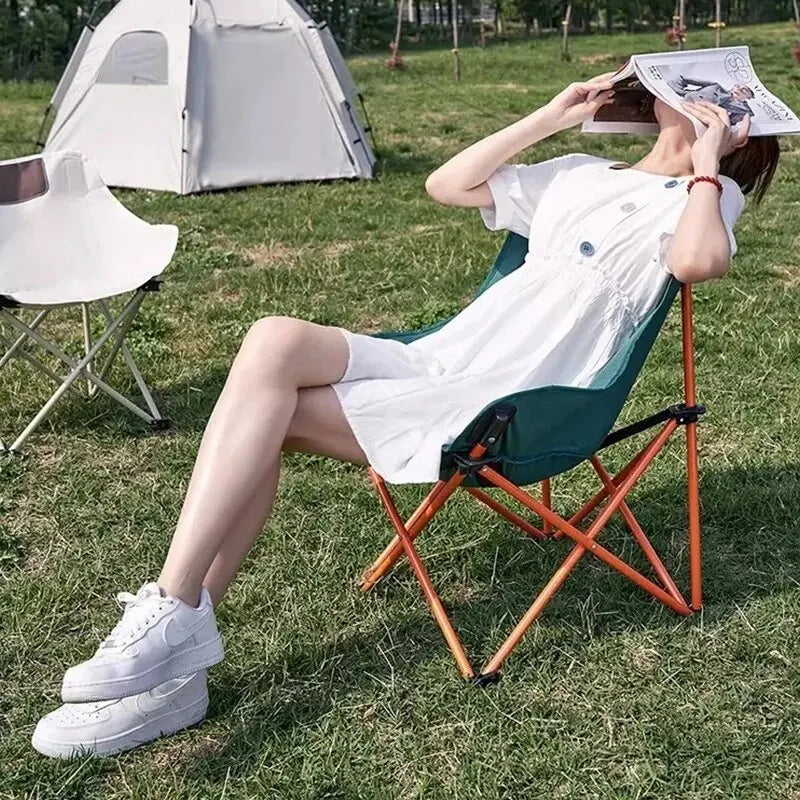 Outdoor Folding Chairs, Moon Chairs, Portable Lounge Chairs, Fishing Chairs, Camping, Picnics, Leisure Beach Chairs, Mazha