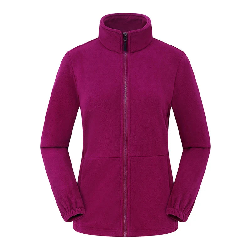 Beach Camp Women's Winter Coat with Full Zipper, Warm, Soft, Lightweight, Suitable for Camping, Running, Cycling, Outdoor Travel,