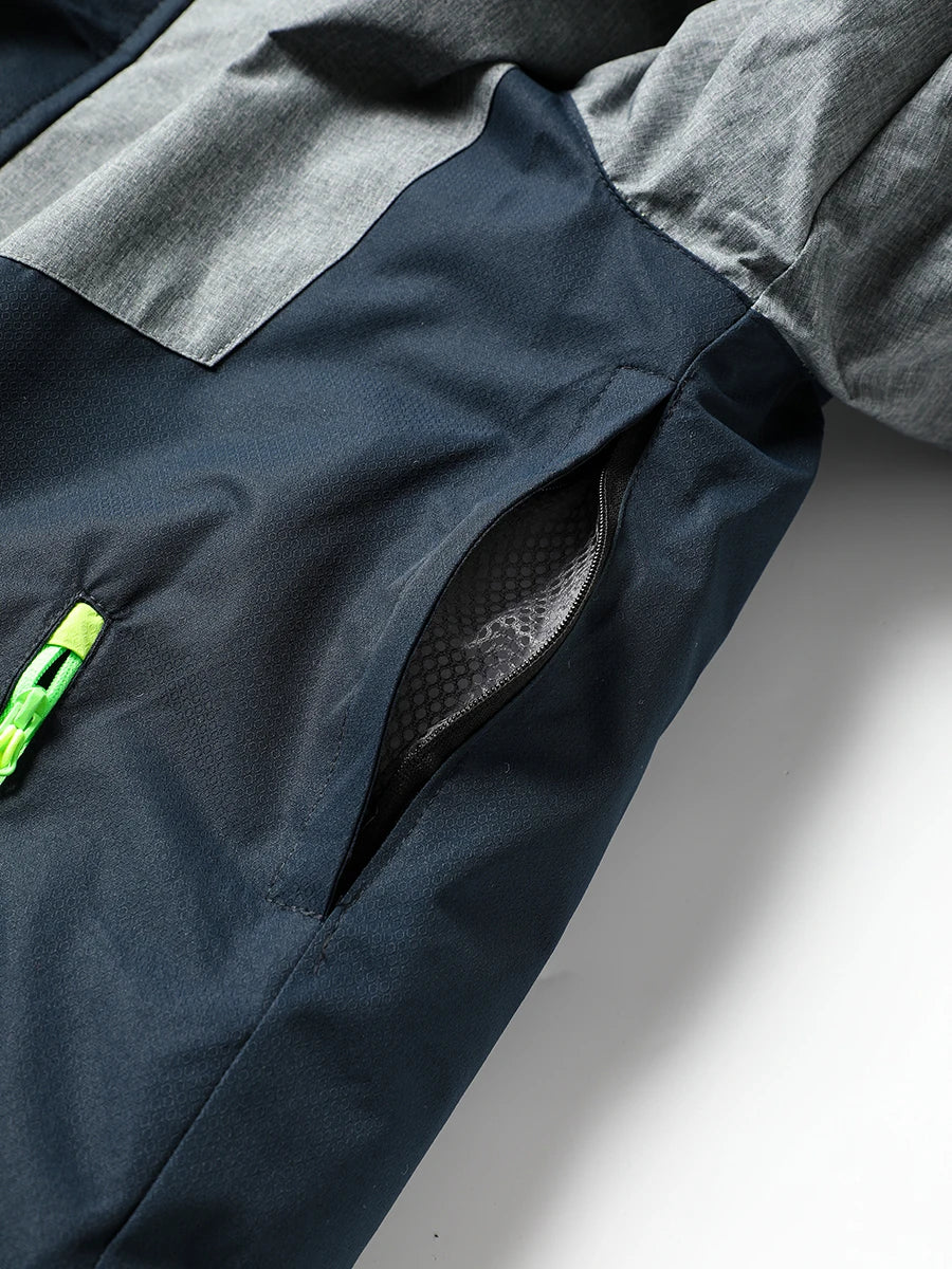 Beach Camp -22F Men 2025 Winter New Outdoor Snow Warm Parkas Jacket Coat Men's Outwear Premium Casual Hat Waterproof Thick Fleece Parkas