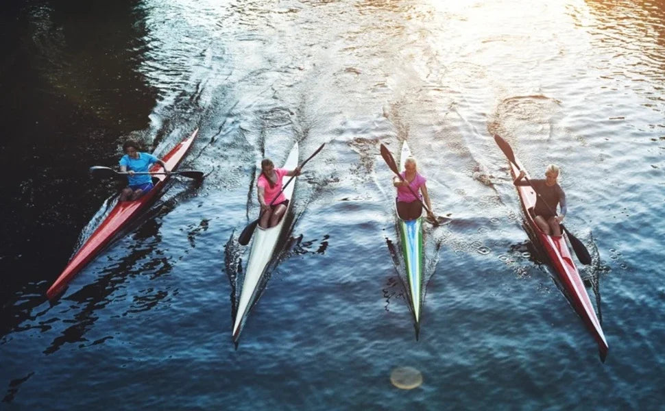 Beach Camp 2PCS Heavy Duty Paddles Kayak for Inflatable Kayaks Aluminium Alloy Kayak Oars Adjustable Length Portable Paddles Play Outside