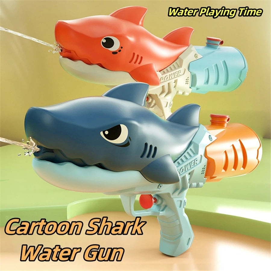 Beach Camp Dinosaurs, ducks, sharks, twin sprinklers, water gun toys, water fights, family gatherings, party games, water pools, beach toys