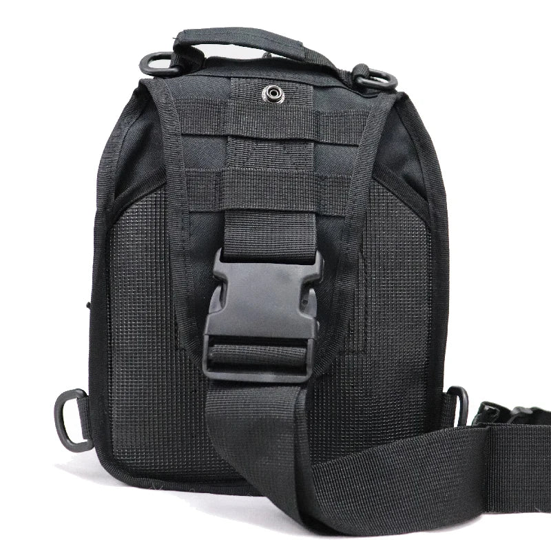 Men's outdoor crossbody bag, hiking camping equipment, hiking sports travel backpack, shoulder bag
