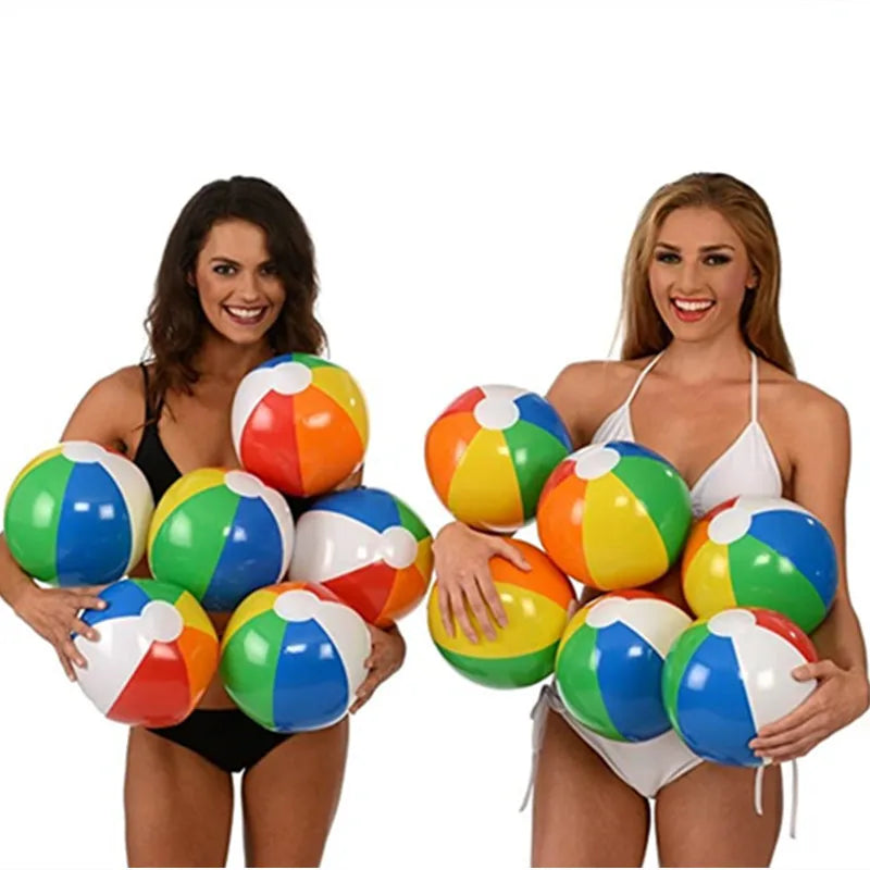 Beach Camp6 Styles Kids Inflatable Water Games Beach Ball Swimming Pool Toys Summer Outdoor Fun Play Water Balloon Prop for Children Gifts