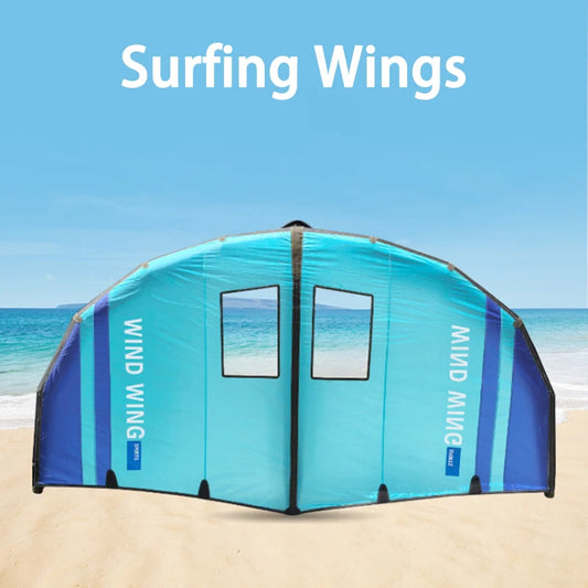 Beach Camp Inflatable Windsurf Wing, Surfboard Wing Paddle Board, Stand Up Wind Surfing Kites Handheld Wing Boards Water Windsurf Wing