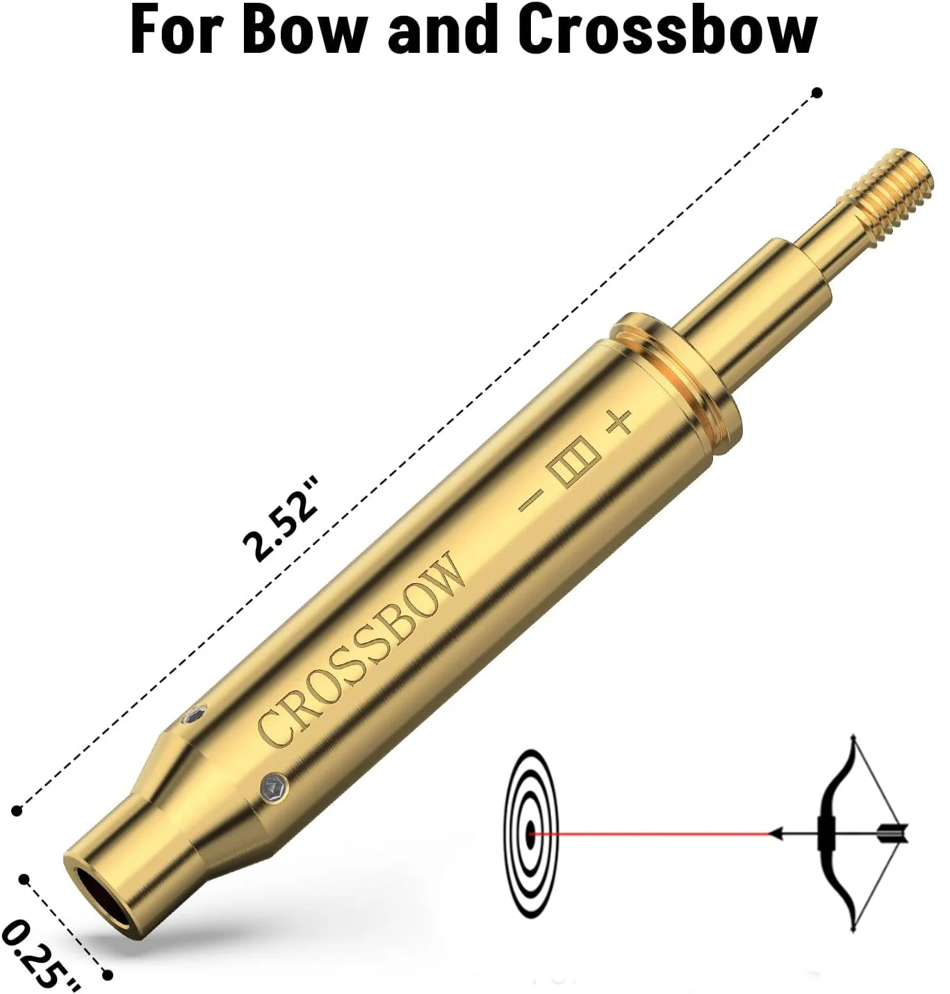 Beach Camp Arrow Laser Sight for Bow and Crossbow Archery Red Laser Sighting for Bow