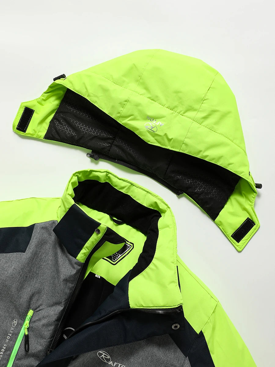 Beach Camp -22F Men 2025 Winter New Outdoor Snow Warm Parkas Jacket Coat Men's Outwear Premium Casual Hat Waterproof Thick Fleece Parkas