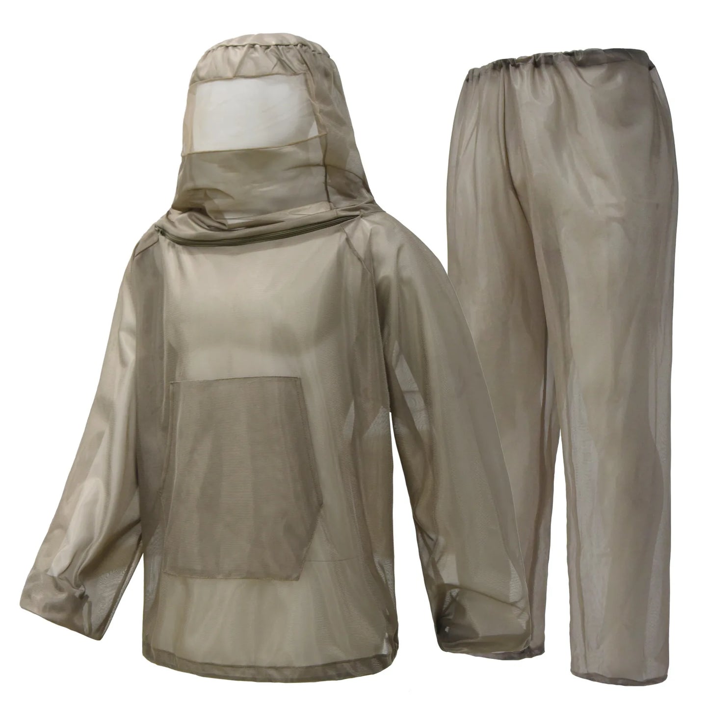 Beach Camp Outdoor Hunting Fishing Clothing Camouflage Hooded Ghillie Suit Jungle Camping Hiking Gardening Work Wear Mosquito Proof Clothes