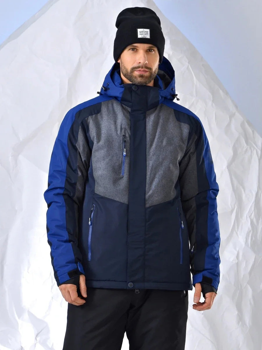 Beach Camp -22F Men 2025 Winter New Outdoor Snow Warm Parkas Jacket Coat Men's Outwear Premium Casual Hat Waterproof Thick Fleece Parkas