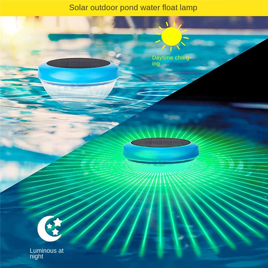 Beach Camp Solar Floating Pool LED Lights,Waterproof RGB Color Changing Pool Lights,Pool Accessories for Pool,Pond,Spa,Hot Tub