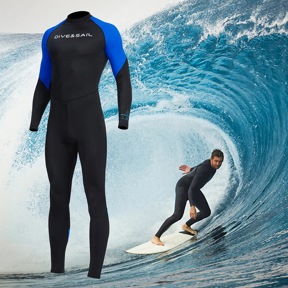 Beach Camp Wetsuit for Men Diving Clothes Sunscreen Snorkeling Surfing Swimsuit Warm Wetsuits Swimming Swimwear Full Suit