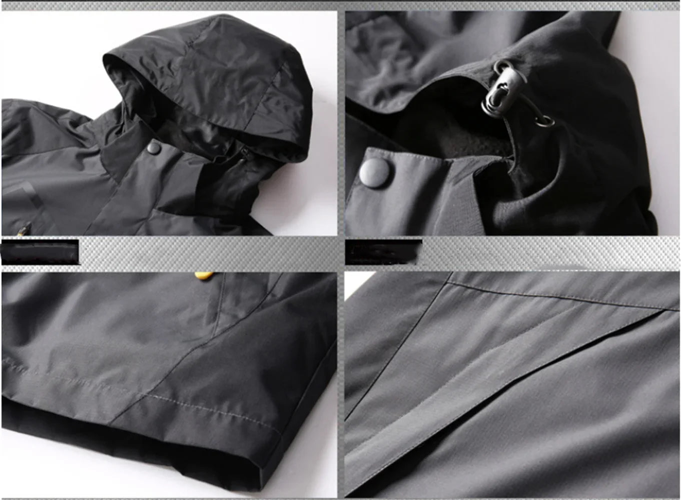 Beach Camp Sportwear Ski Camping Jacket Windbreak Waterproof Outdoor Coat Men Climbing Hiking Coats Winter 3 in 1 Fleece Lining Warm Jacket