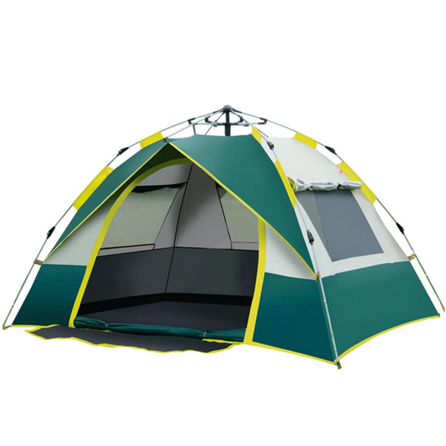 Beach Camp Outdoor Pop-Up Tent Waterproof Portable Instant Automatic Camping Tent for 2-3/3-4 Person Family Tent Camping Backpacking 2024