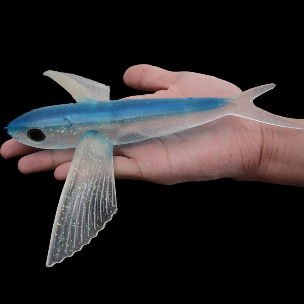 Fishing Lure Bait Sea Fishing Big Fish Flying Fish Soft Bait Tuna Lures Pink Trolling Bird Shaped Teaser for Fishing Tackle