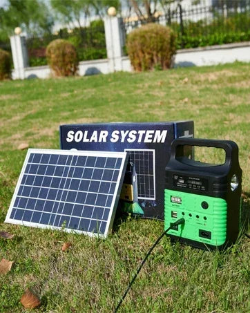 Beach Camp Portable Power Station  7500mAh Solar Mini Generator for Outdoor Camping Emergency Fishing Travel Party Trip with USB DC Outlet