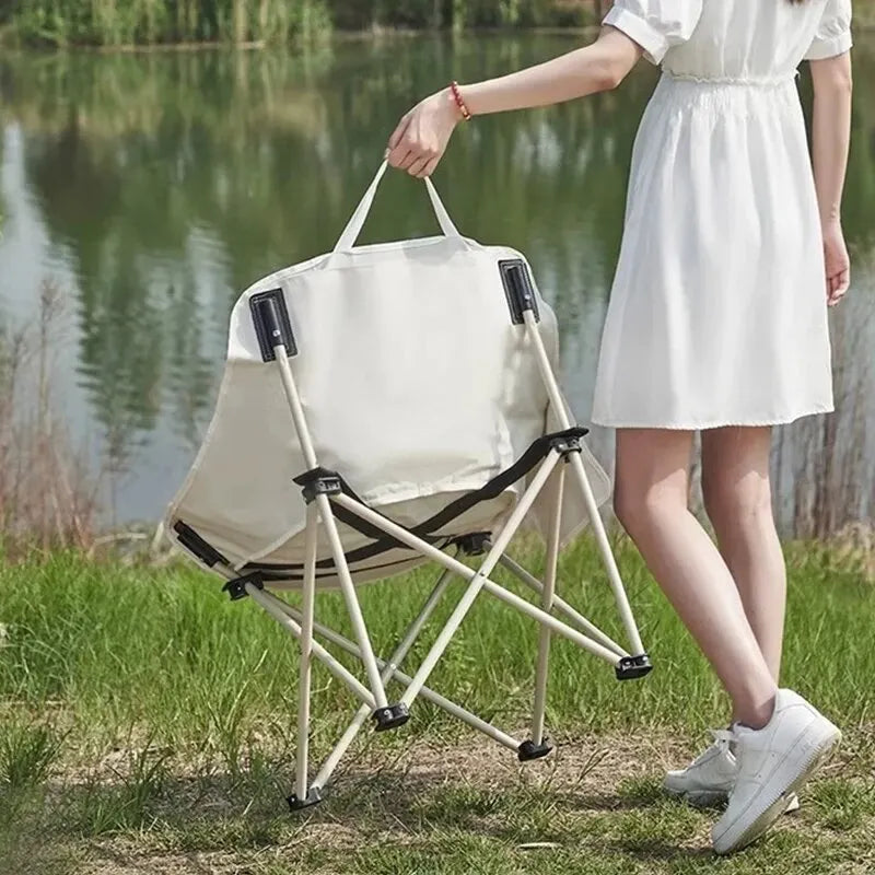 Outdoor Folding Chairs, Moon Chairs, Portable Lounge Chairs, Fishing Chairs, Camping, Picnics, Leisure Beach Chairs, Mazha